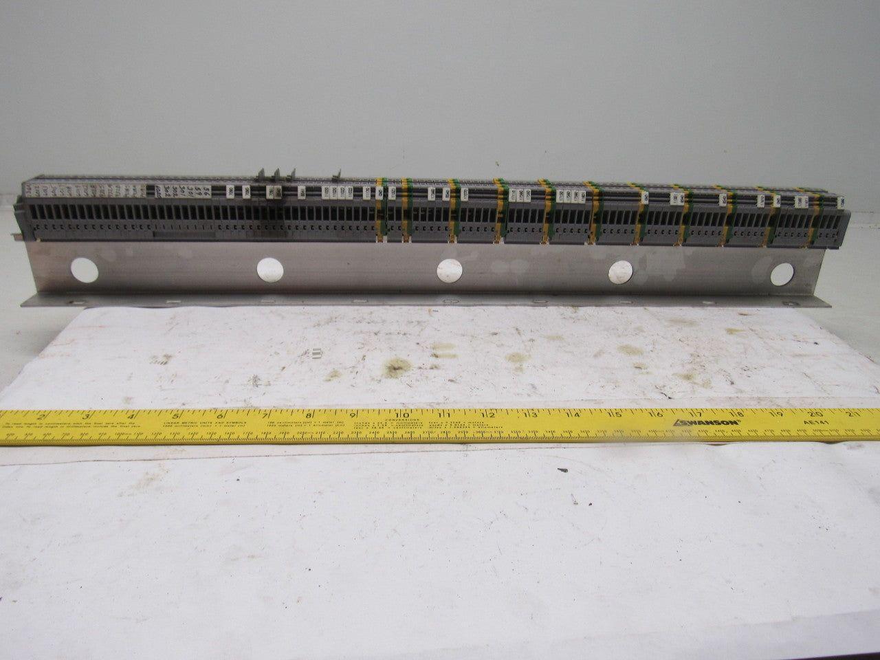 Entrelec 6.3 A MAX. (34) Fuse Holder (15) Terminal Block  (11) Ground Lot of 60