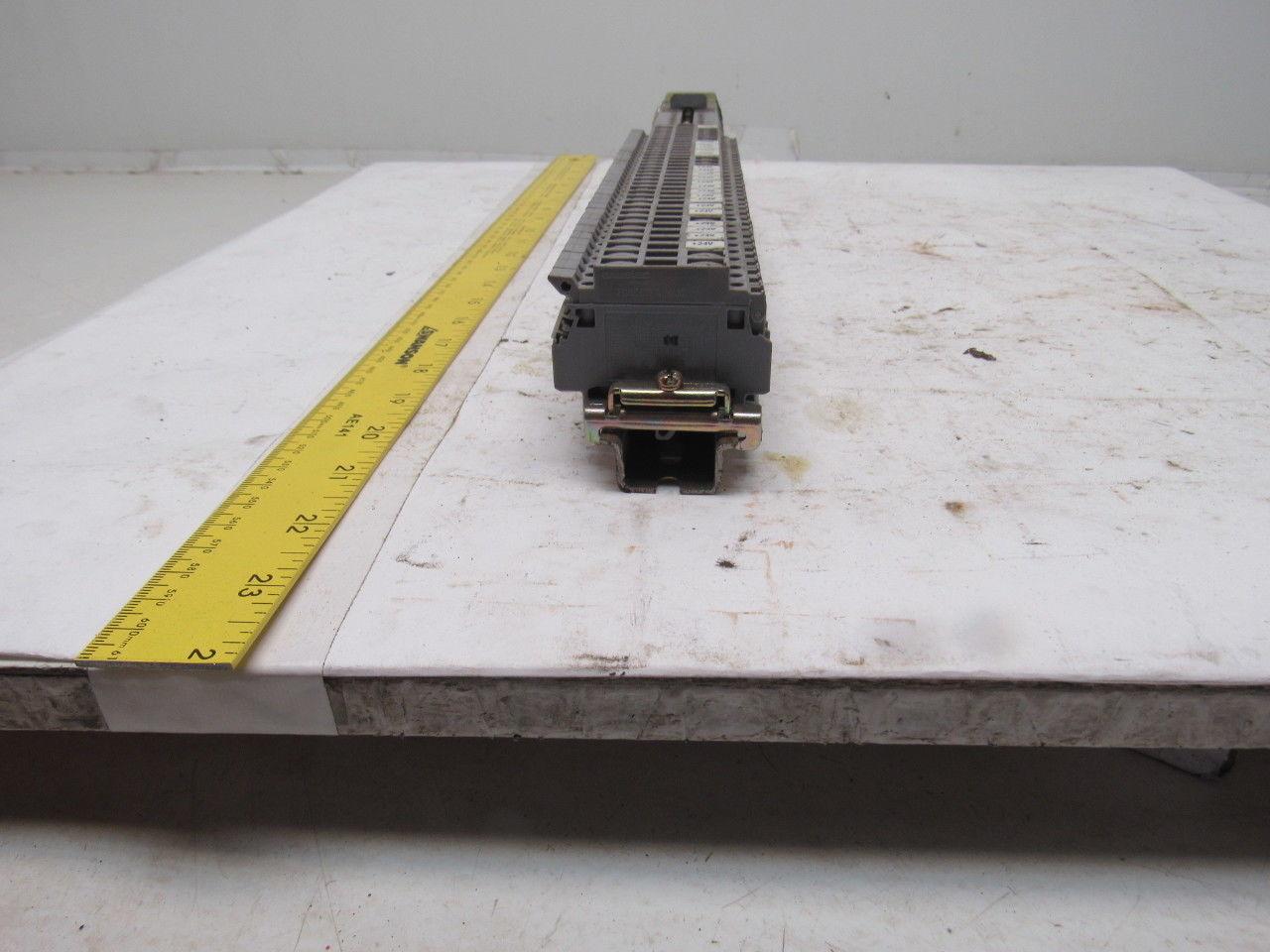 Entrelec 6.3 A MAX. (34) Fuse Holder (15) Terminal Block  (11) Ground Lot of 60