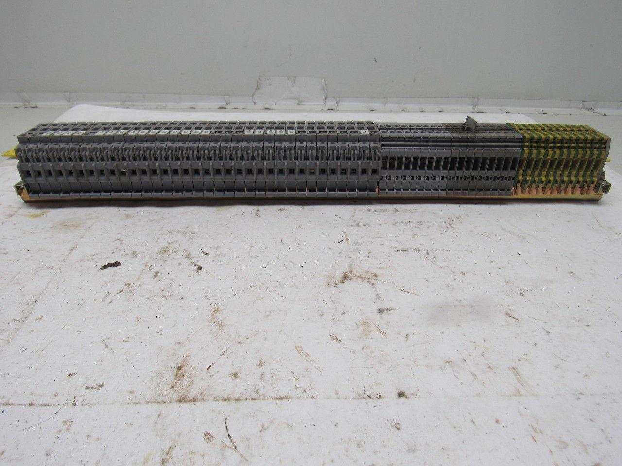 Entrelec 6.3 A MAX. (34) Fuse Holder (15) Terminal Block  (11) Ground Lot of 60