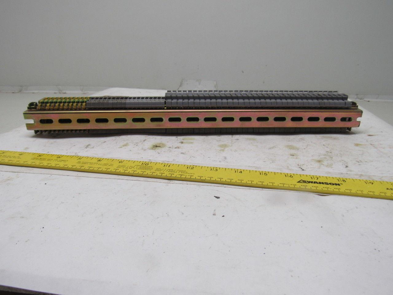 Entrelec 6.3 A MAX. (34) Fuse Holder (15) Terminal Block  (11) Ground Lot of 60