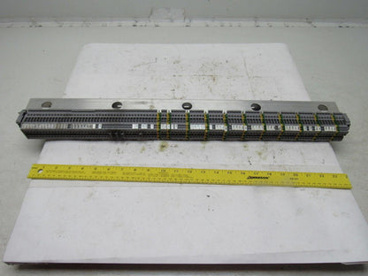 Entrelec 6.3 A MAX. (34) Fuse Holder (15) Terminal Block  (11) Ground Lot of 60