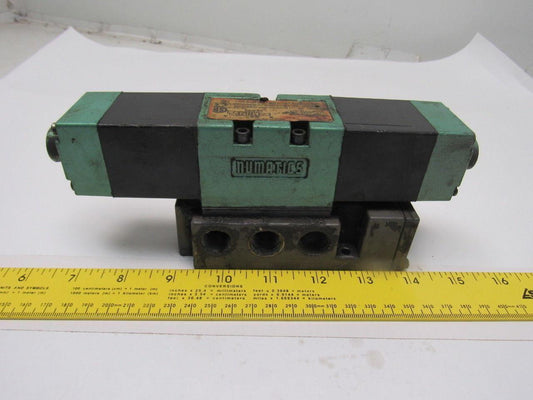 Numatics 153SS435K000030 Pneumatic Solenoid Valve w/Solenoid Block