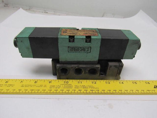 Numatics 153SS435K000030 Pneumatic Solenoid Valve w/Solenoid Block