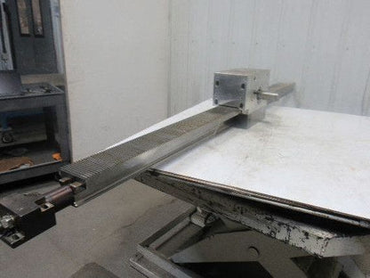 77"L x 4" Face Metal Gear Rack W/Gear Assembly From a Frost Broach Machine