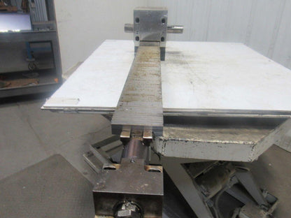 77"L x 4" Face Metal Gear Rack W/Gear Assembly From a Frost Broach Machine