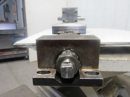 77"L x 4" Face Metal Gear Rack W/Gear Assembly From a Frost Broach Machine