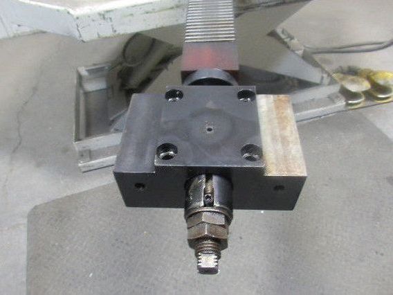 78-1/2"L x 2-1/2" W Metal Gear Rack W/Brake Assembly From a Frost Broach Machine