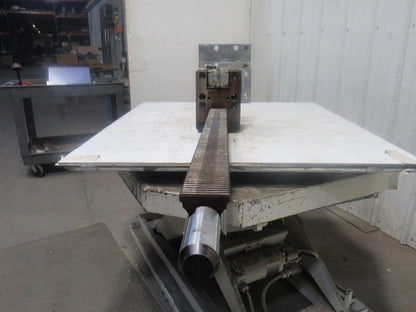 78-1/2"L x 2-1/2" W Metal Gear Rack W/Brake Assembly From a Frost Broach Machine
