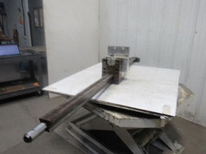 78-1/2"L x 2-1/2" W Metal Gear Rack W/Brake Assembly From a Frost Broach Machine