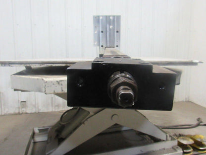 78-1/2"L x 2-1/2" W Metal Gear Rack W/Brake Assembly From a Frost Broach Machine
