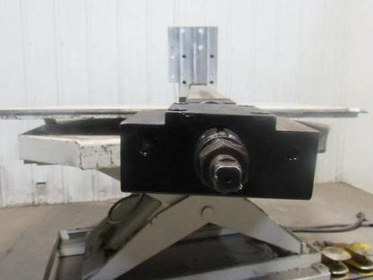 78-1/2"L x 2-1/2" W Metal Gear Rack W/Brake Assembly From a Frost Broach Machine