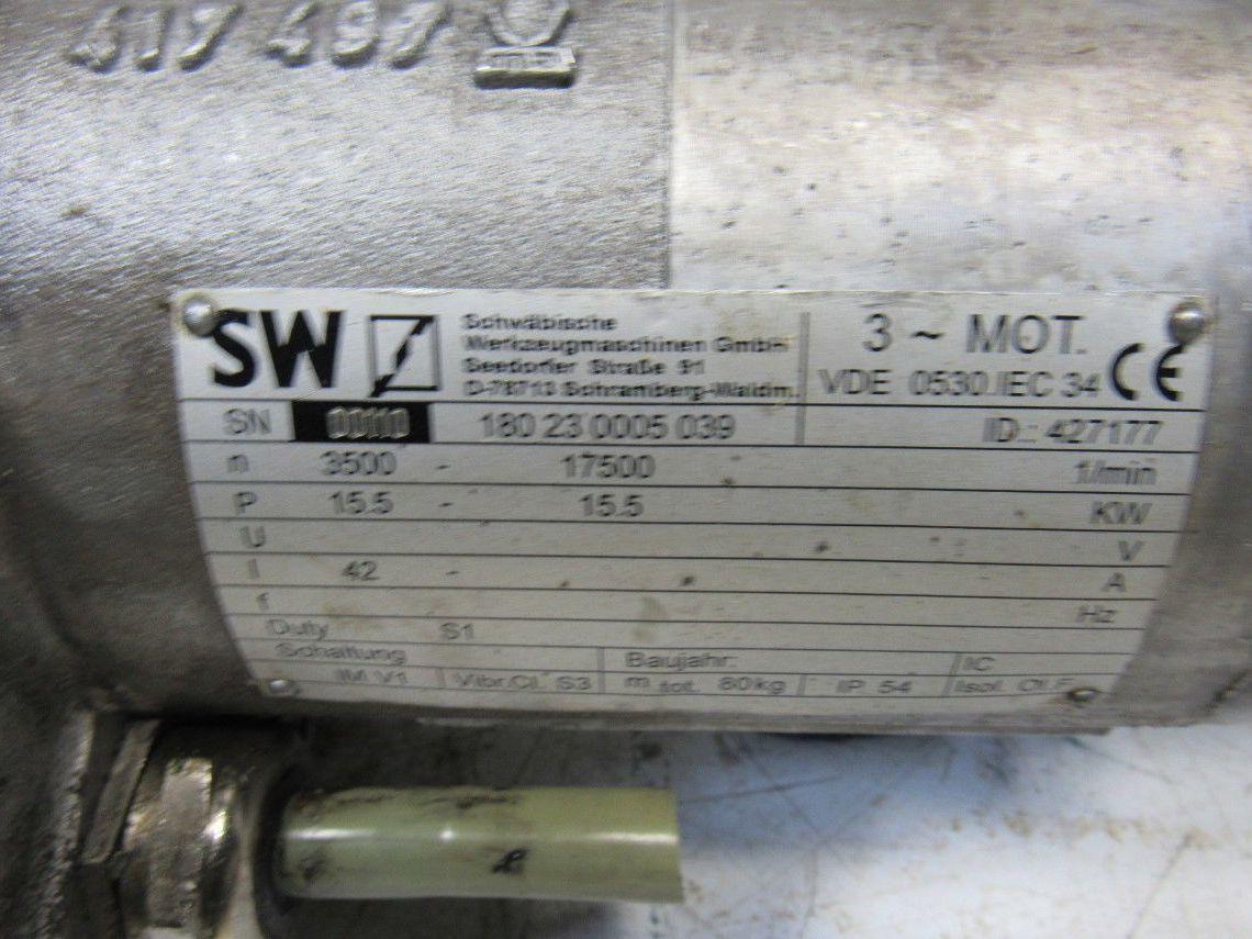 SW BA S 03-22 183.0 High Speed Precision Assembly  From a CNC Machining Center