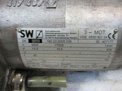 SW BA S 03-22 183.0 High Speed Precision Assembly  From a CNC Machining Center