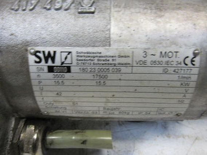SW BA S 03-22 183.0 High Speed Precision Assembly  From a CNC Machining Center