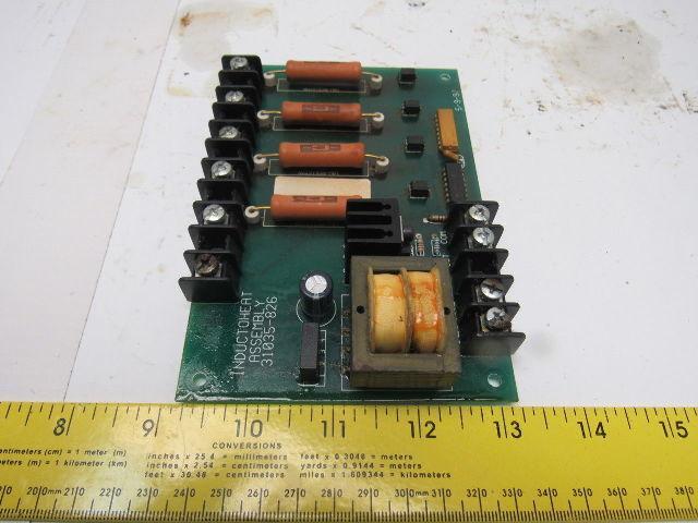 Inductoheat 31035-826 PC Circuit Board Assembly Card