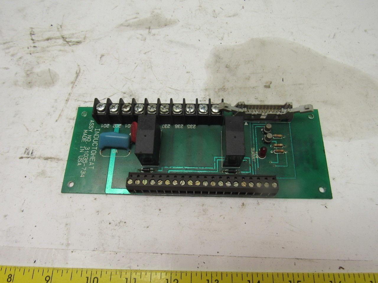 Inductoheat 31035-734 Circuit Board Assembly Card