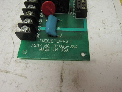 Inductoheat 31035-734 Circuit Board Assembly Card