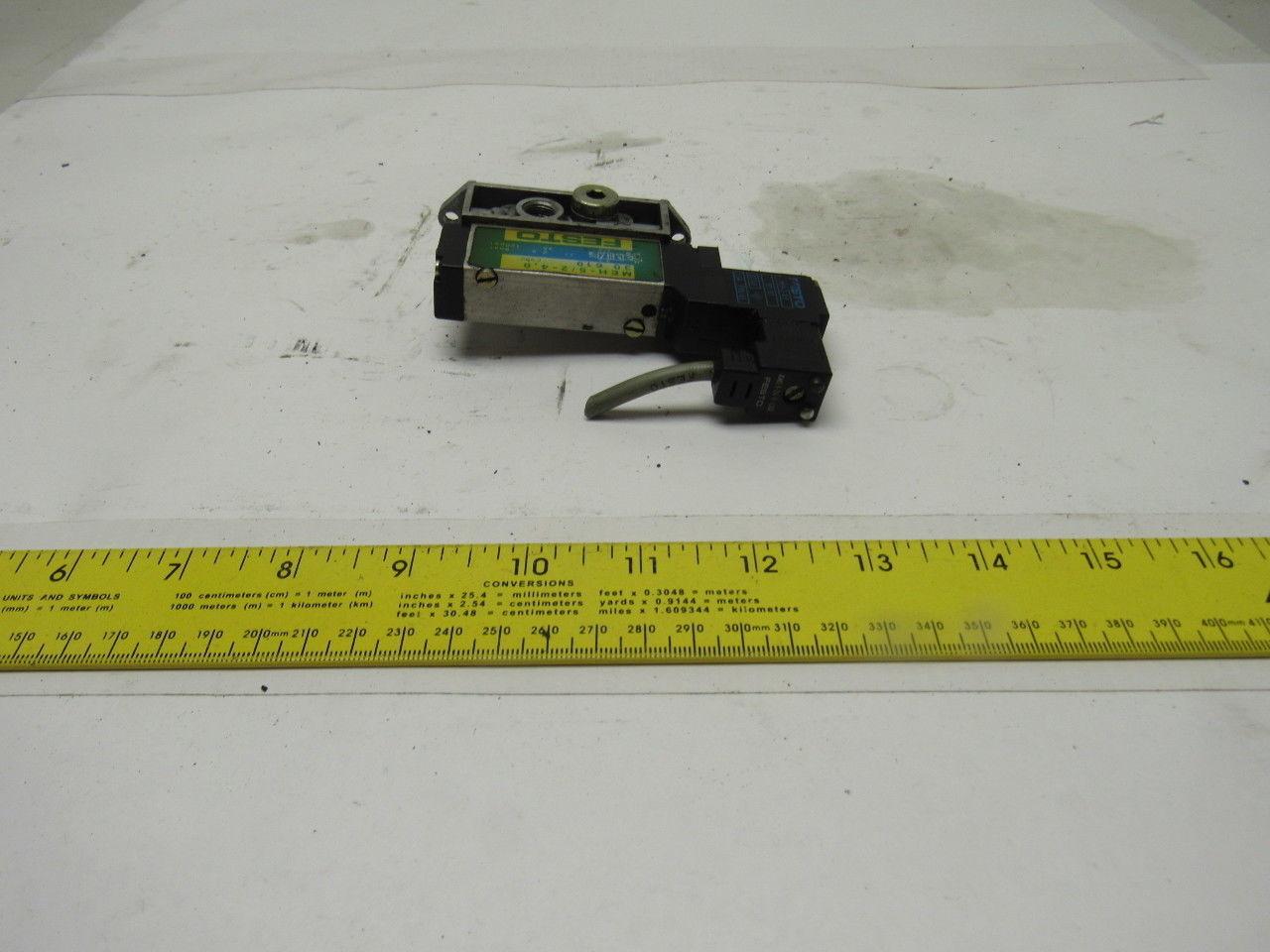 Festo MEH-5/2-4,0 Pneumatic Solenoid Valve 24VDC Coil