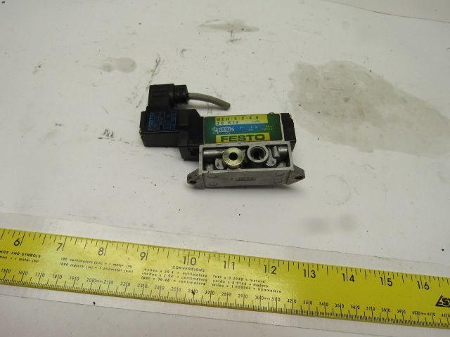 Festo MEH-5/2-4,0 Pneumatic Solenoid Valve 24VDC Coil