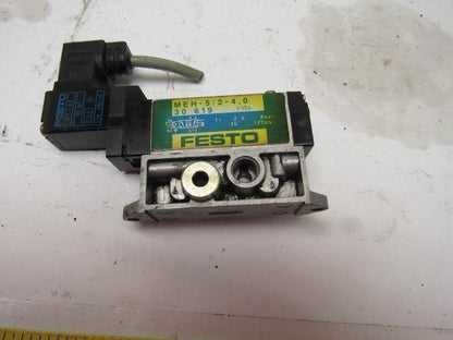 Festo MEH-5/2-4,0 Pneumatic Solenoid Valve 24VDC Coil