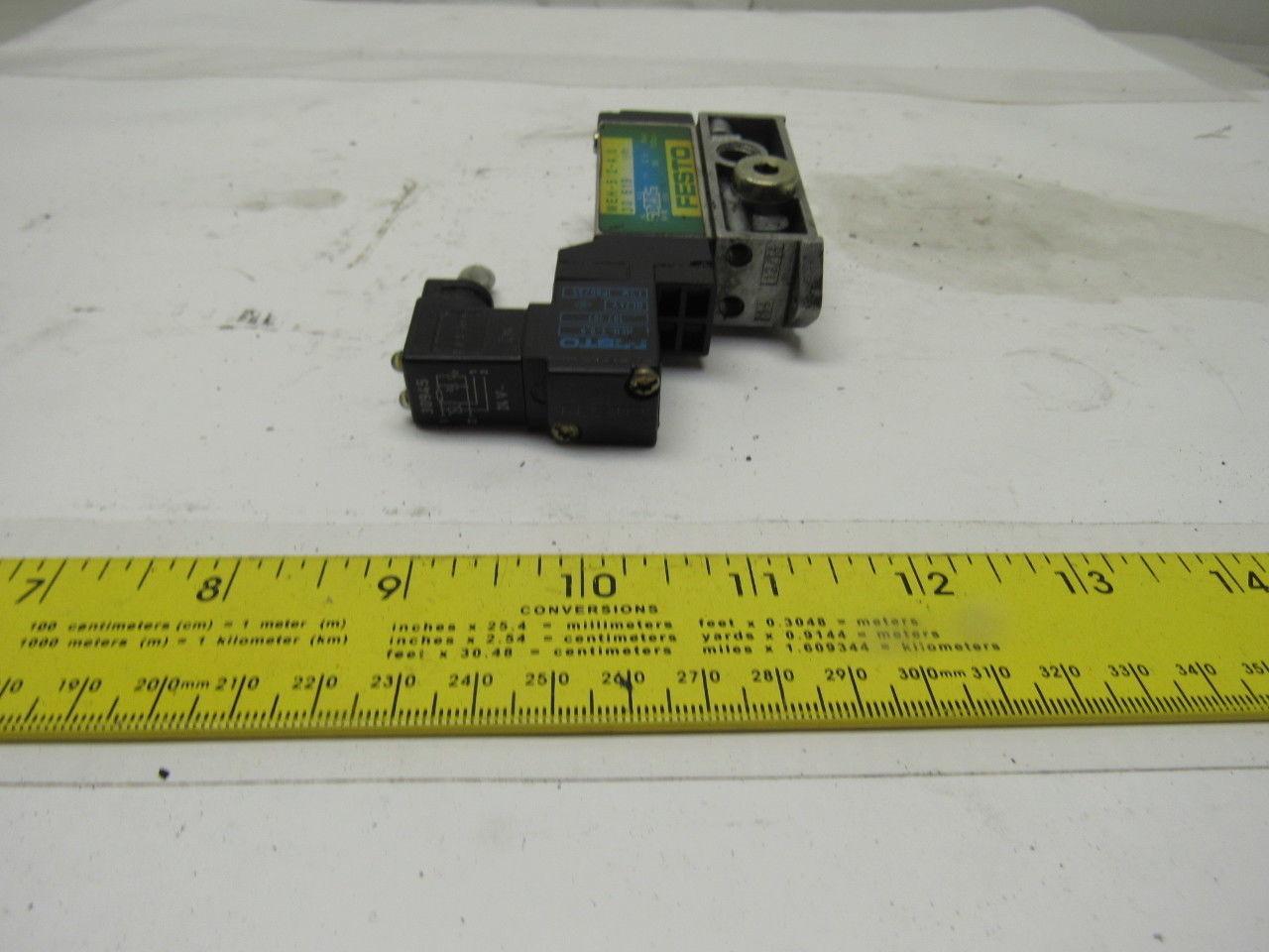 Festo MEH-5/2-4,0 Pneumatic Solenoid Valve 24VDC Coil