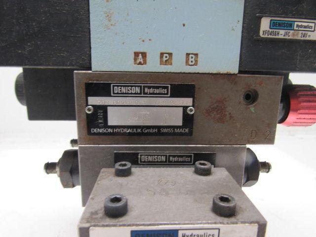Denison 4D01 35 208 0302 00A 1G 0Q 327 Hydraulic Valve Bank Assembly W/ Manifold