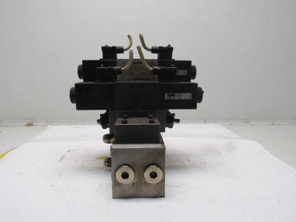 Denison 4D01 35 208 0302 00A 1G 0Q 327 Hydraulic Valve Bank Assembly W/ Manifold