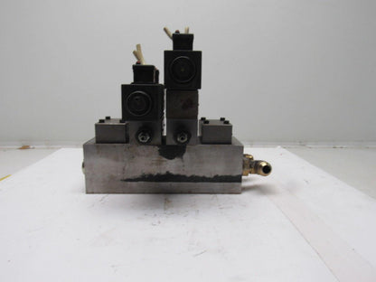 Denison 4D01 35 208 0302 00A 1G 0Q 327 Hydraulic Valve Bank Assembly W/ Manifold