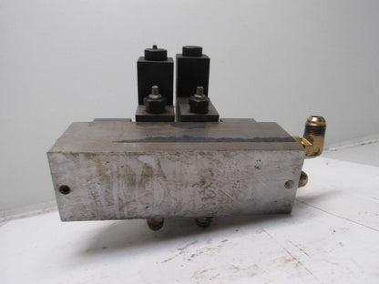 Denison 4D01 35 208 0302 00A 1G 0Q 327 Hydraulic Valve Bank Assembly W/ Manifold