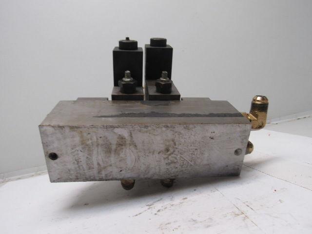 Denison 4D01 35 208 0302 00A 1G 0Q 327 Hydraulic Valve Bank Assembly W/ Manifold