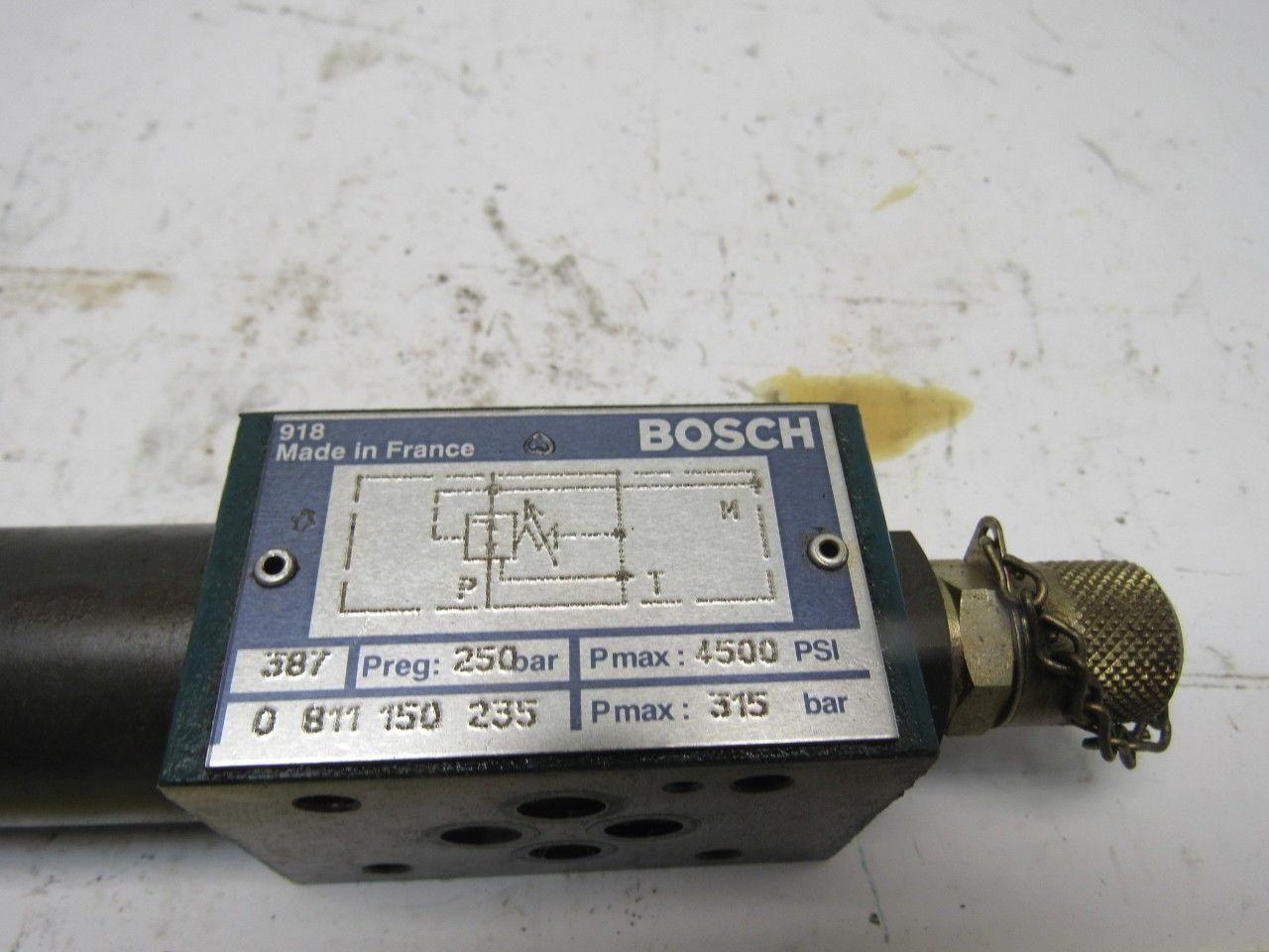 Bosch 0 811 150 235 Hydraulic Valve 4500 PSI Max