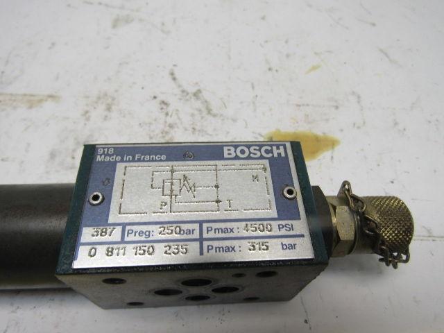 Bosch 0 811 150 235 Hydraulic Valve 4500 PSI Max