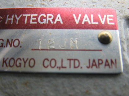 Toyo-Oki Hytegra 12JM Hydraulic Valve
