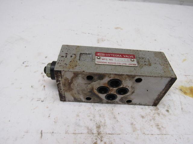 Toyo-Oki Hytegra 12G18 Hydraulic Valve