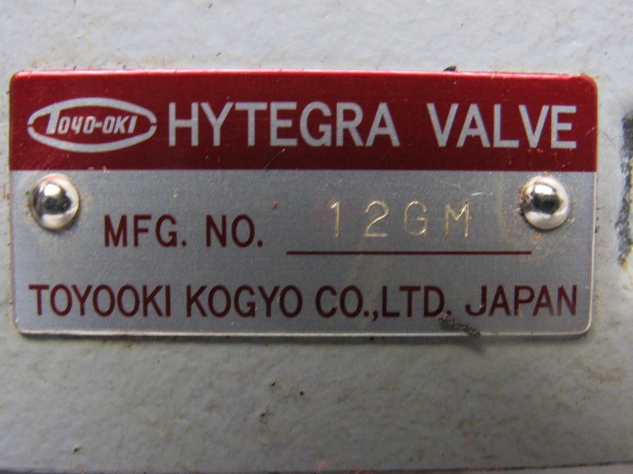 Toyo-Oki Hytegra 12GM Hydraulic Valve