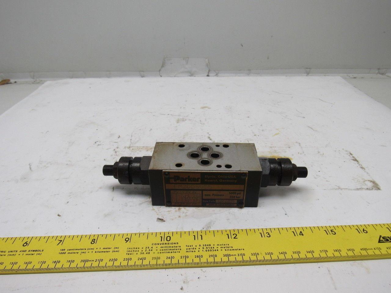 Parker FM2DDSV55 5000PSI Hydraulic Flow Control Valve