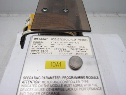 Indramat MOD13/1X0010-314 TDM3-020-300-WO 3500RPM AC Servo Controller