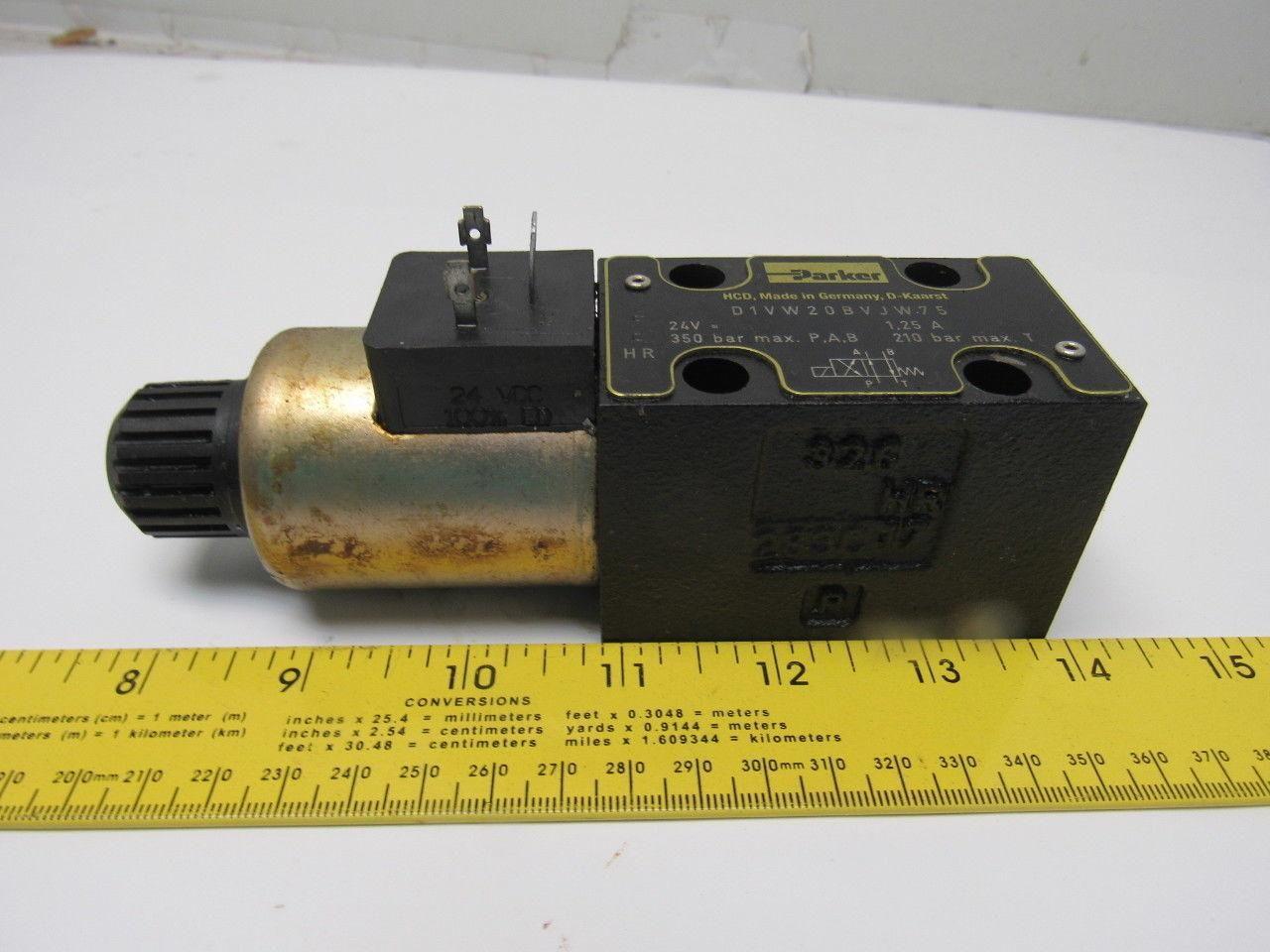 Parker D1VW20BVJW75 Hydraulic Solenoid Valve