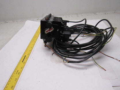 Ingersoll Rand A239SS-120-A Pneumatic Solenoid Air 4-Valve Manifold Block 120V