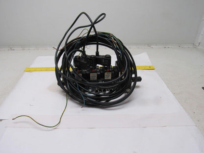 Ingersoll Rand A239SS-120-A Pneumatic Solenoid Air 4-Valve Manifold Block 120V