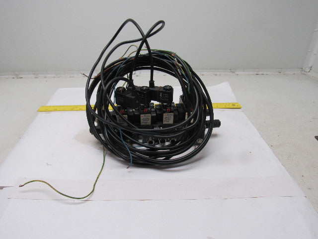 Ingersoll Rand A239SS-120-A Pneumatic Solenoid Air 4-Valve Manifold Block 120V