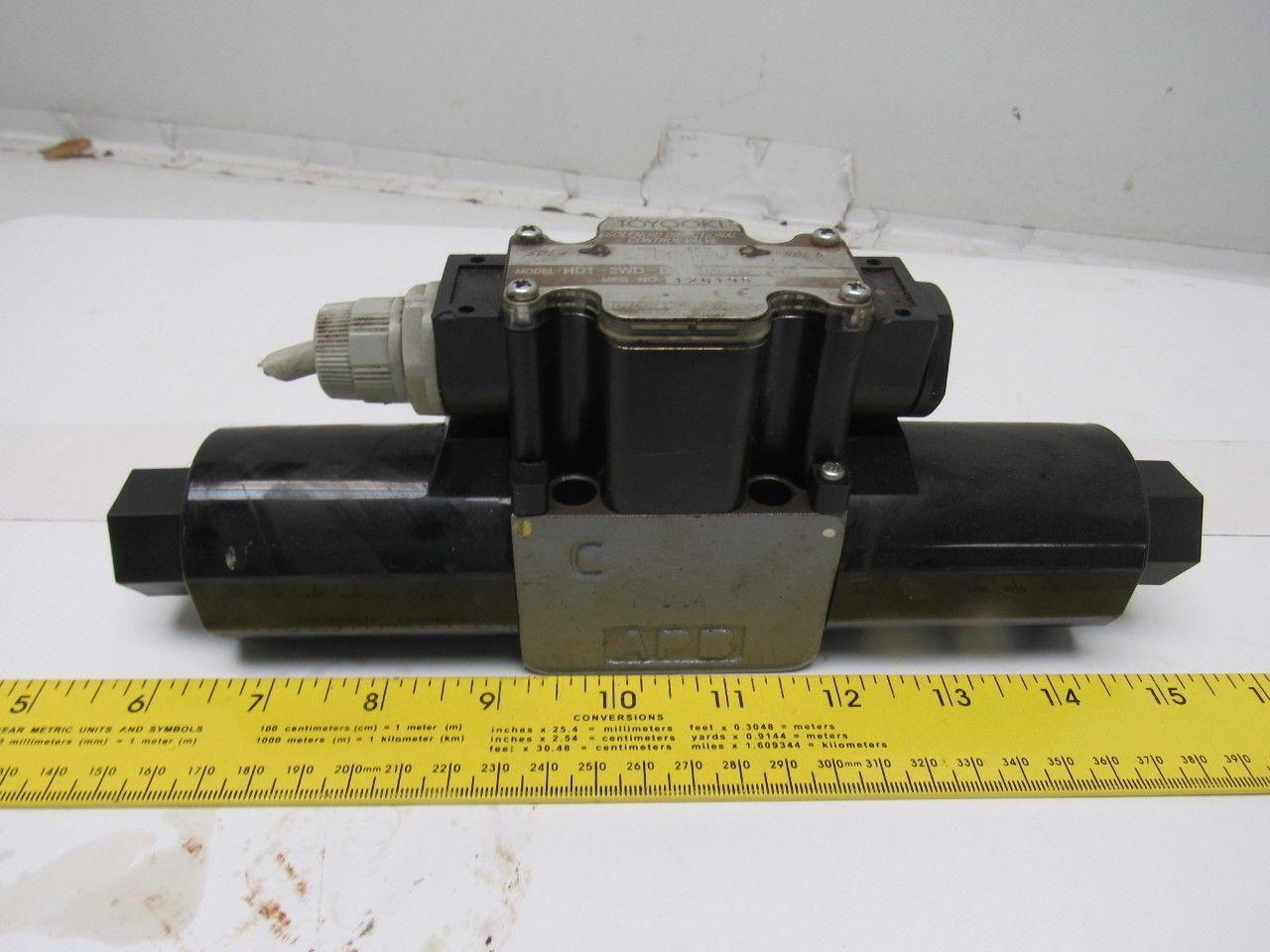 Toyooki HD1-3W-BGA-025B-WYD2 Hydraulic Solenoid Directional Control Valve