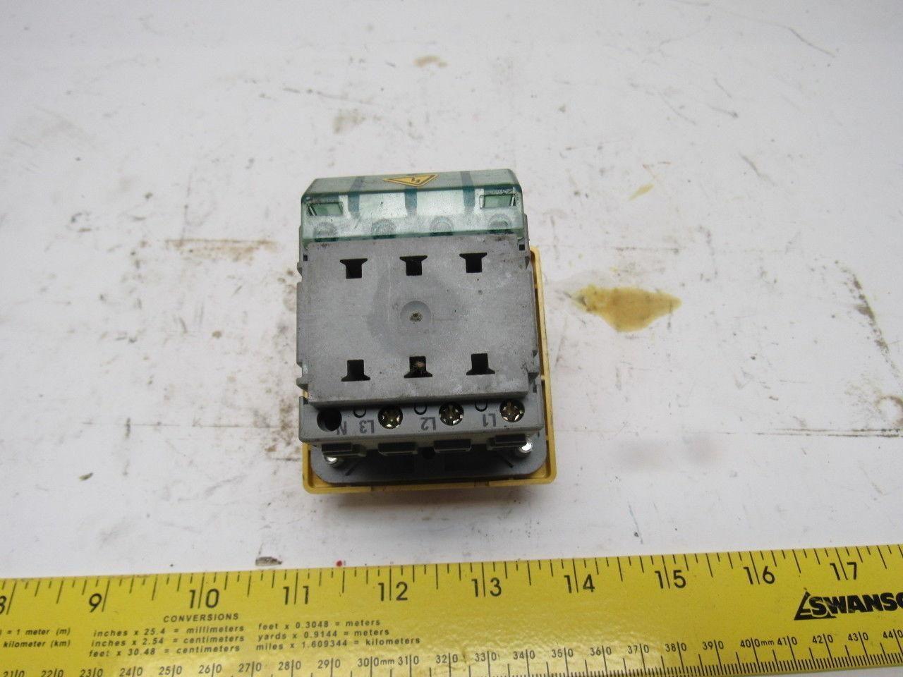 Siremens 3LD20 Disconnect Switch 3 Pole 690V 16A