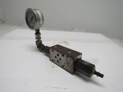 Toyo-Oki Hytegra 12HI Hydraulic Valve W/Gauge