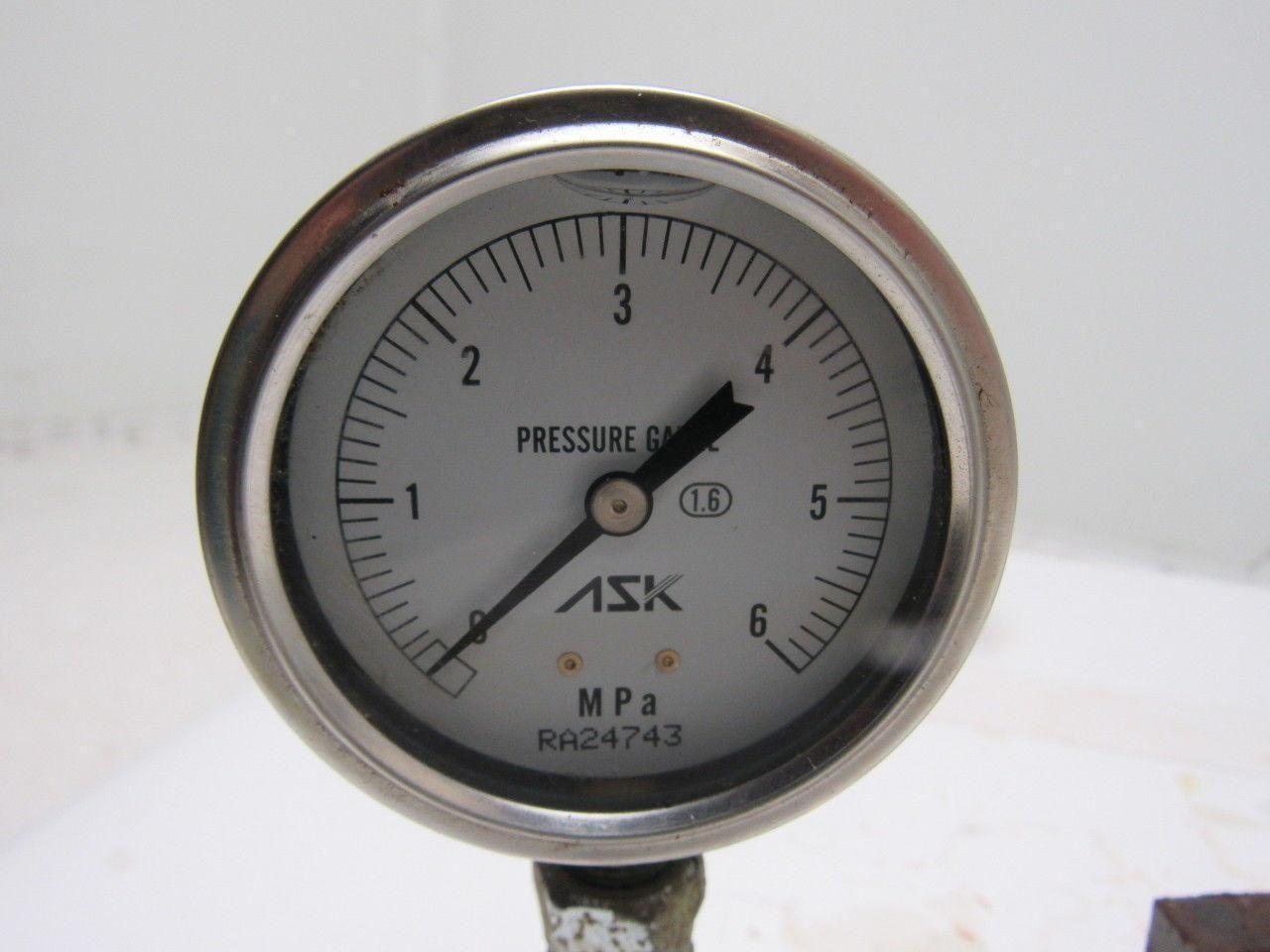 Toyo-Oki Hytegra 12HI Hydraulic Valve W/Gauge