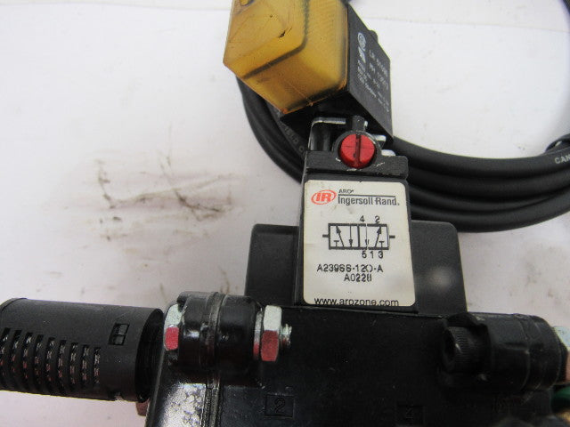 Ingersoll Rand A239SS-120-A Pneumatic Solenoid Air Valve Manifold Block 120V