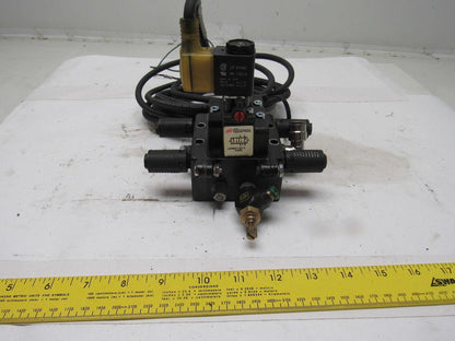 Ingersoll Rand A239SS-120-A Pneumatic Solenoid Air Valve Manifold Block 120V