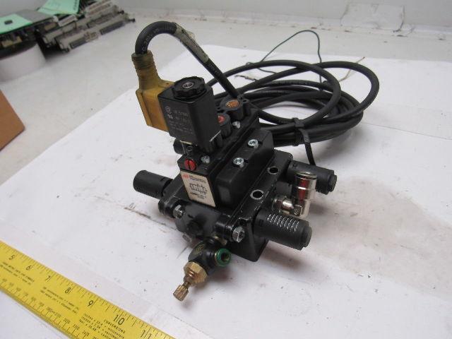Ingersoll Rand A239SS-120-A Pneumatic Solenoid Air Valve Manifold Block 120V