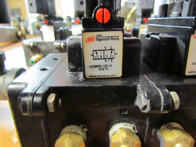 Ingersoll Rand A239SS-120-A Pneumatic Solenoid Air Valve Manifold Block 120V