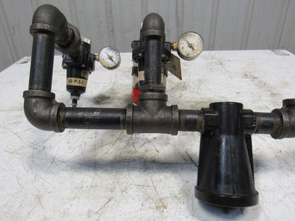 Aro 27354-000 Double Regulator Filter Lubricator 1" NPT Assembly